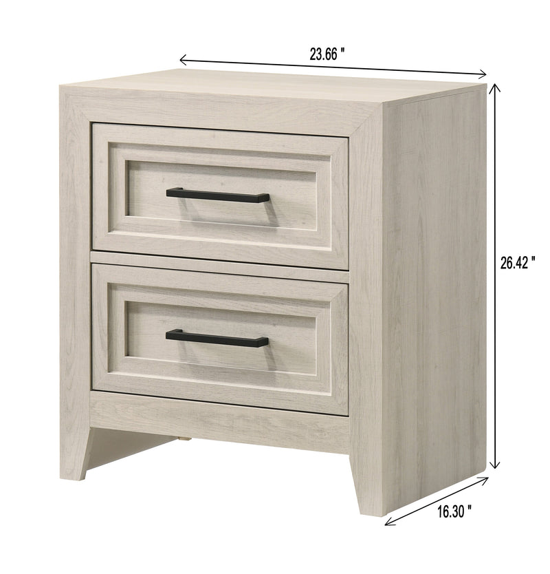 Lorraine Antique White Panel Bedroom Set from Crown Mark - DMV Furniture