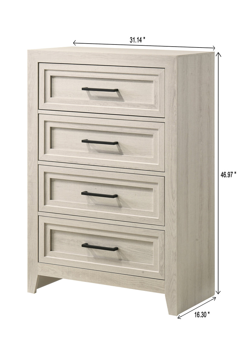 Lorraine Antique White Panel Bedroom Set from Crown Mark - DMV Furniture