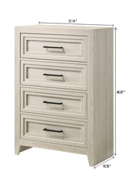 Lorraine Antique White Panel Bedroom Set from Crown Mark - DMV Furniture