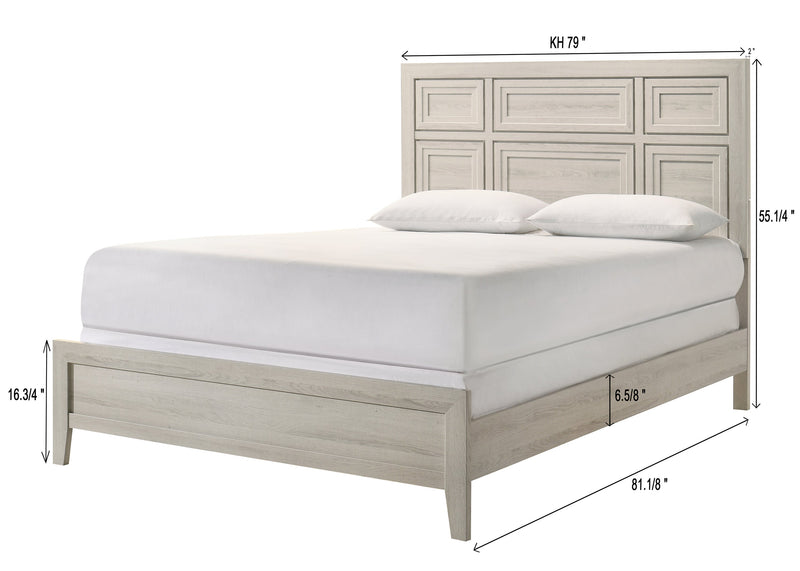 Lorraine Antique White Panel Bedroom Set from Crown Mark - DMV Furniture