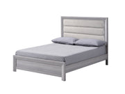 Adelaide Driftwood King Upholstered Panel Bed from Crown Mark - DMV Furniture