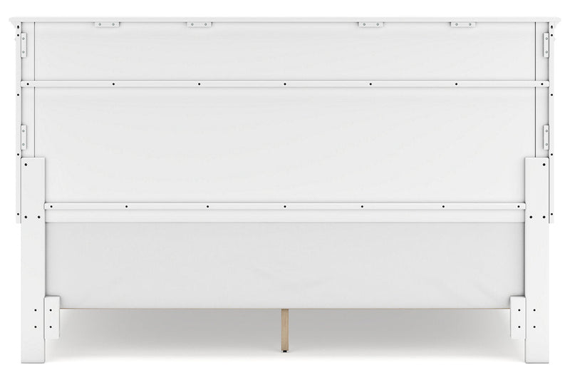 Fortman White King Panel Bed -  Ashley - DMV Furniture