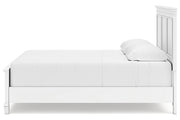 Fortman White King Panel Bed -  Ashley - DMV Furniture