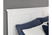Fortman White King Panel Bed -  Ashley - DMV Furniture