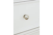 Fortman White Dresser and Mirror -  Ashley - DMV Furniture