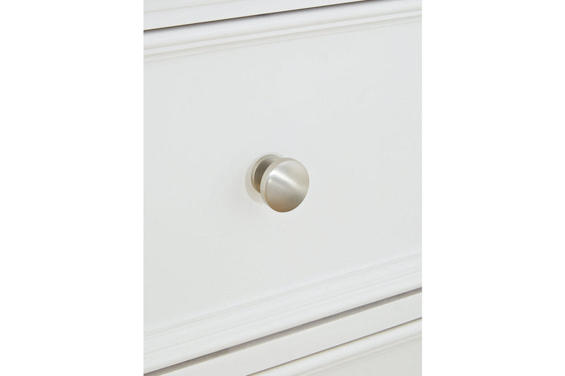Fortman White Dresser and Mirror -  Ashley - DMV Furniture