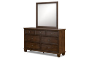 Danabrin Brown Dresser and Mirror -  Ashley - DMV Furniture