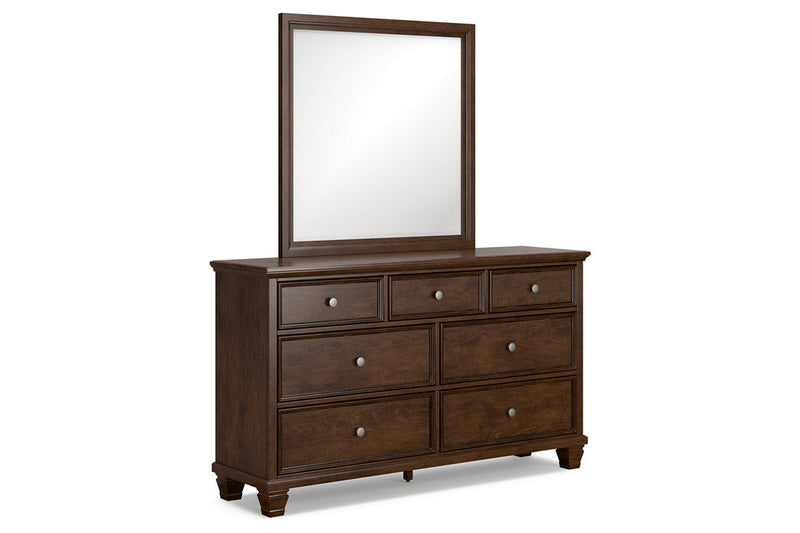 Danabrin Brown Dresser and Mirror -  Ashley - DMV Furniture