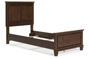 Danabrin Brown Twin Panel Bed -  Ashley - DMV Furniture