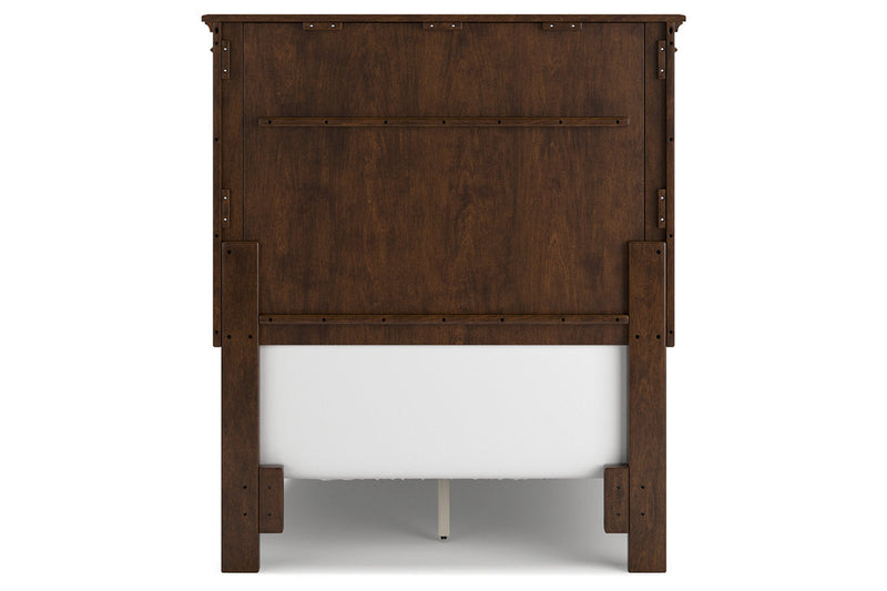 Danabrin Brown Twin Panel Bed -  Ashley - DMV Furniture