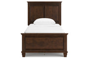 Danabrin Brown Twin Panel Bed -  Ashley - DMV Furniture