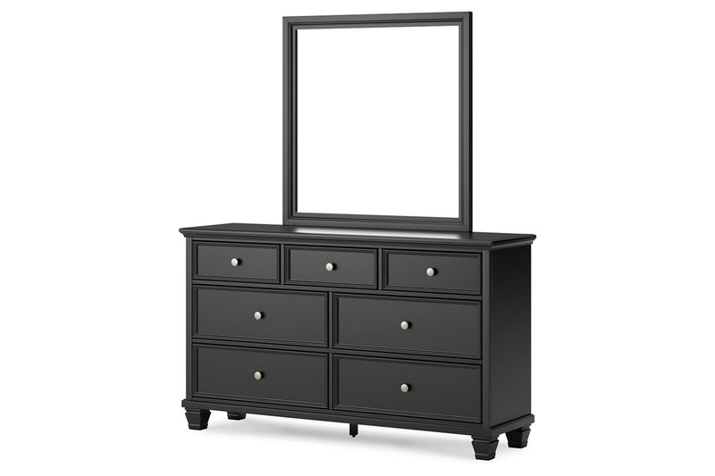 Lanolee Black Dresser and Mirror -  Ashley - DMV Furniture
