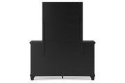Lanolee Black Dresser and Mirror -  Ashley - DMV Furniture