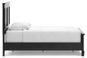 Lanolee Black Twin Panel Bed -  Ashley - DMV Furniture