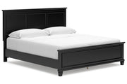 Lanolee Black California King Panel Bed -  Ashley - DMV Furniture