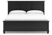 Lanolee Black California King Panel Bed -  Ashley - DMV Furniture