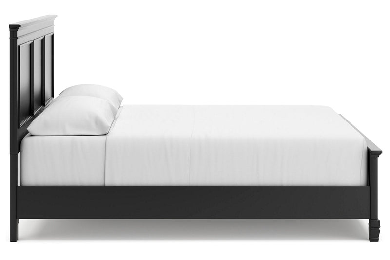 Lanolee Black California King Panel Bed -  Ashley - DMV Furniture