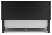 Lanolee Black King Panel Bed -  Ashley - DMV Furniture