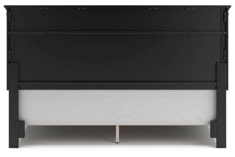 Lanolee Black King Panel Bed -  Ashley - DMV Furniture