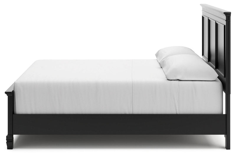 Lanolee Black King Panel Bed -  Ashley - DMV Furniture
