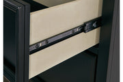 Lanolee Black Dresser and Mirror -  Ashley - DMV Furniture