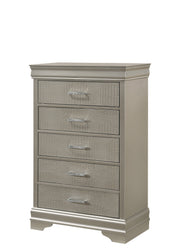 Amalia Silver Panel Youth Bedroom Set - DMV Furniture