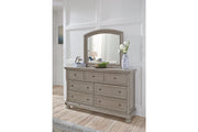 Lettner Light Gray Dresser and Mirror -  Ashley - DMV Furniture