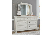 Robbinsdale Antique White Sleigh Bedroom Set from Ashley - DMV Furniture