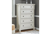 Robbinsdale Antique White Sleigh Bedroom Set from Ashley - DMV Furniture