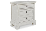 Robbinsdale Antique White Sleigh Bedroom Set from Ashley - DMV Furniture