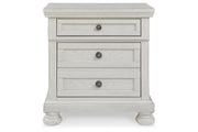 Robbinsdale Antique White Sleigh Bedroom Set from Ashley - DMV Furniture