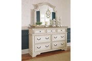 Realyn Two-tone Dresser and Mirror -  Ashley - DMV Furniture