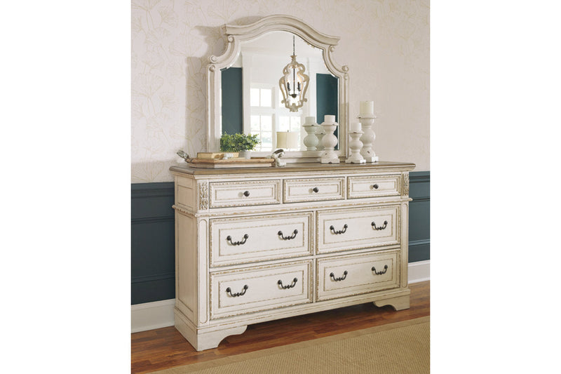 Realyn Two-tone Dresser and Mirror -  Ashley - DMV Furniture