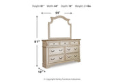 Realyn Two-tone Dresser and Mirror from Ashley - DMV Furniture