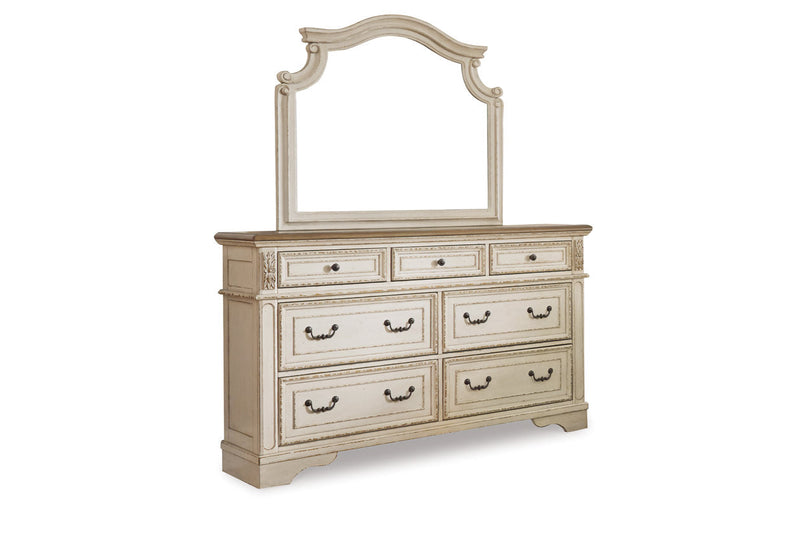 Realyn Two-tone Dresser and Mirror -  Ashley - DMV Furniture