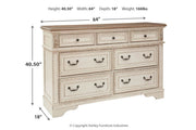 Realyn Two-tone Dresser from Ashley - DMV Furniture