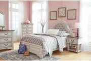 Realyn Chipped White Full Panel Bed from Ashley - DMV Furniture