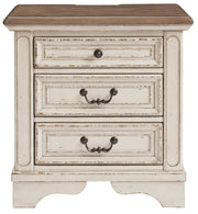 Realyn Chipped White Upholstered Panel Bedroom Set from Ashley - DMV Furniture