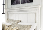 Kanwyn Whitewash California King Panel Bed -  Ashley - DMV Furniture