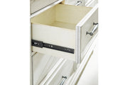Kanwyn Whitewash Dresser and Mirror -  Ashley - DMV Furniture