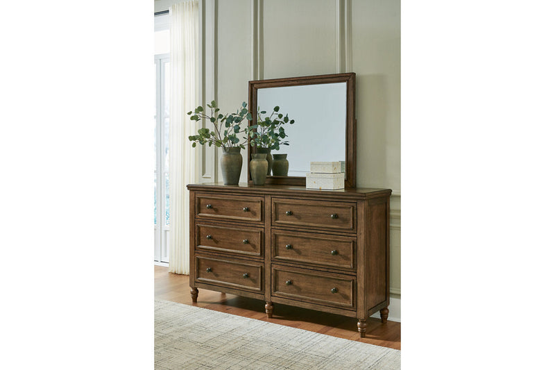 Sturlayne Brown Dresser and Mirror -  Ashley - DMV Furniture