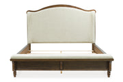 Sturlayne Brown California King Upholstered Panel Bed from Ashley - DMV Furniture