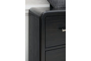 Rowanbeck Black Dresser and Mirror -  Ashley - DMV Furniture