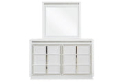 Chalanna White Dresser and Mirror -  Ashley - DMV Furniture