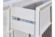 Chalanna White Dresser and Mirror -  Ashley - DMV Furniture
