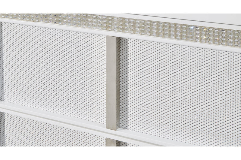 Chalanna White Queen Upholstered Storage Bed from Ashley - DMV Furniture