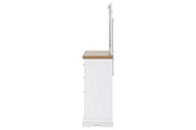 Ashbryn White/Natural Dresser and Mirror -  Ashley - DMV Furniture