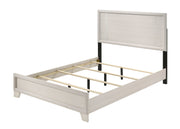 Charlie White Queen Panel Bed from Crown Mark - DMV Furniture