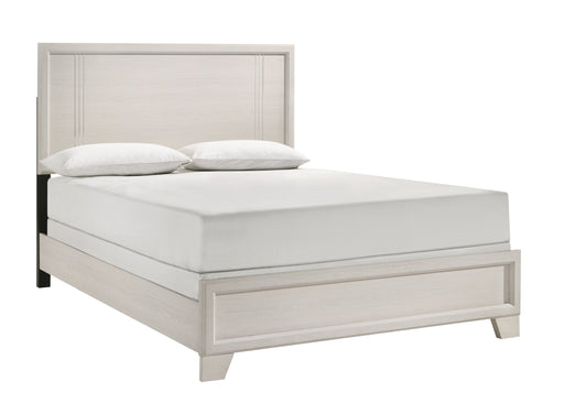 Charlie White Queen Panel Bed from Crown Mark - DMV Furniture