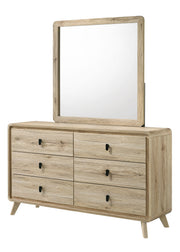 Dawson Light Wood Bedroom Mirror (Mirror Only) from Crown Mark - DMV Furniture